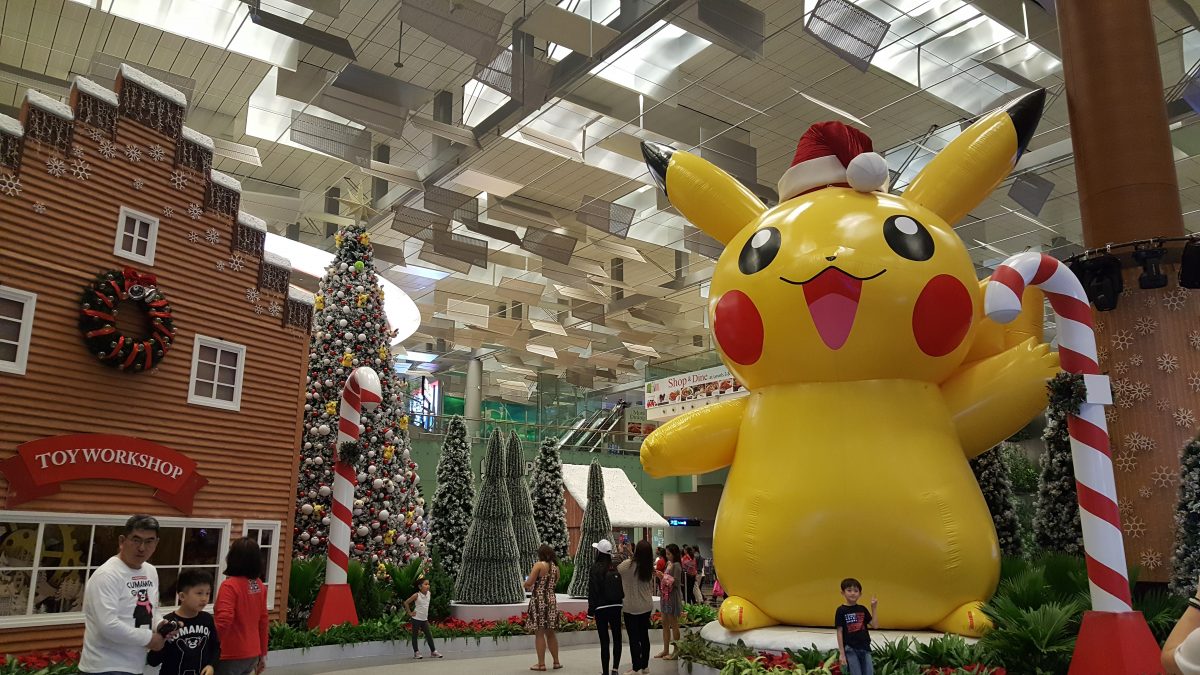 Singapore Changi Airport in early December.
