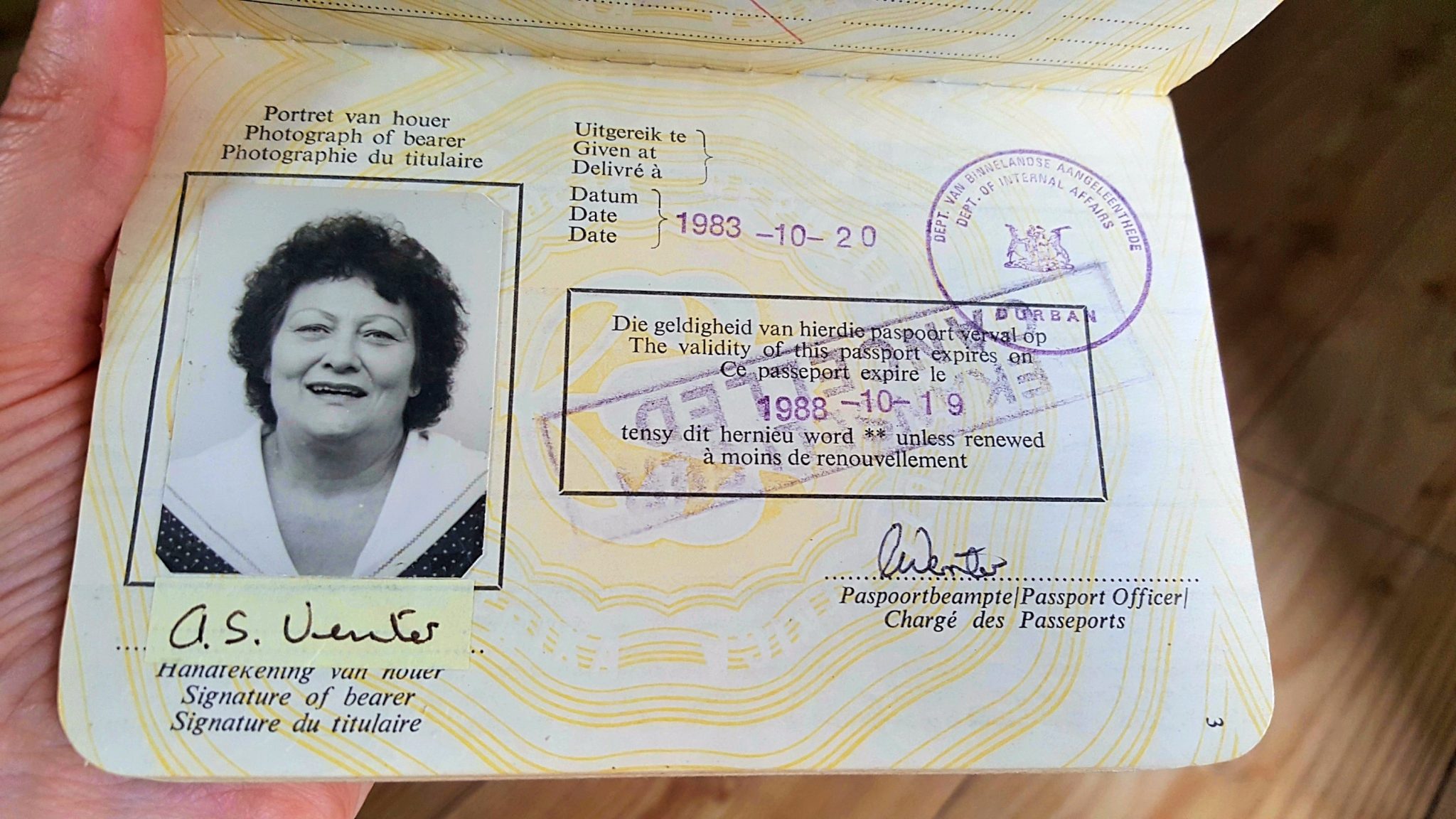 Tracing my family's travel history through old passports Sightseeing