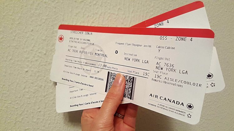 air canada flights from montreal to new york