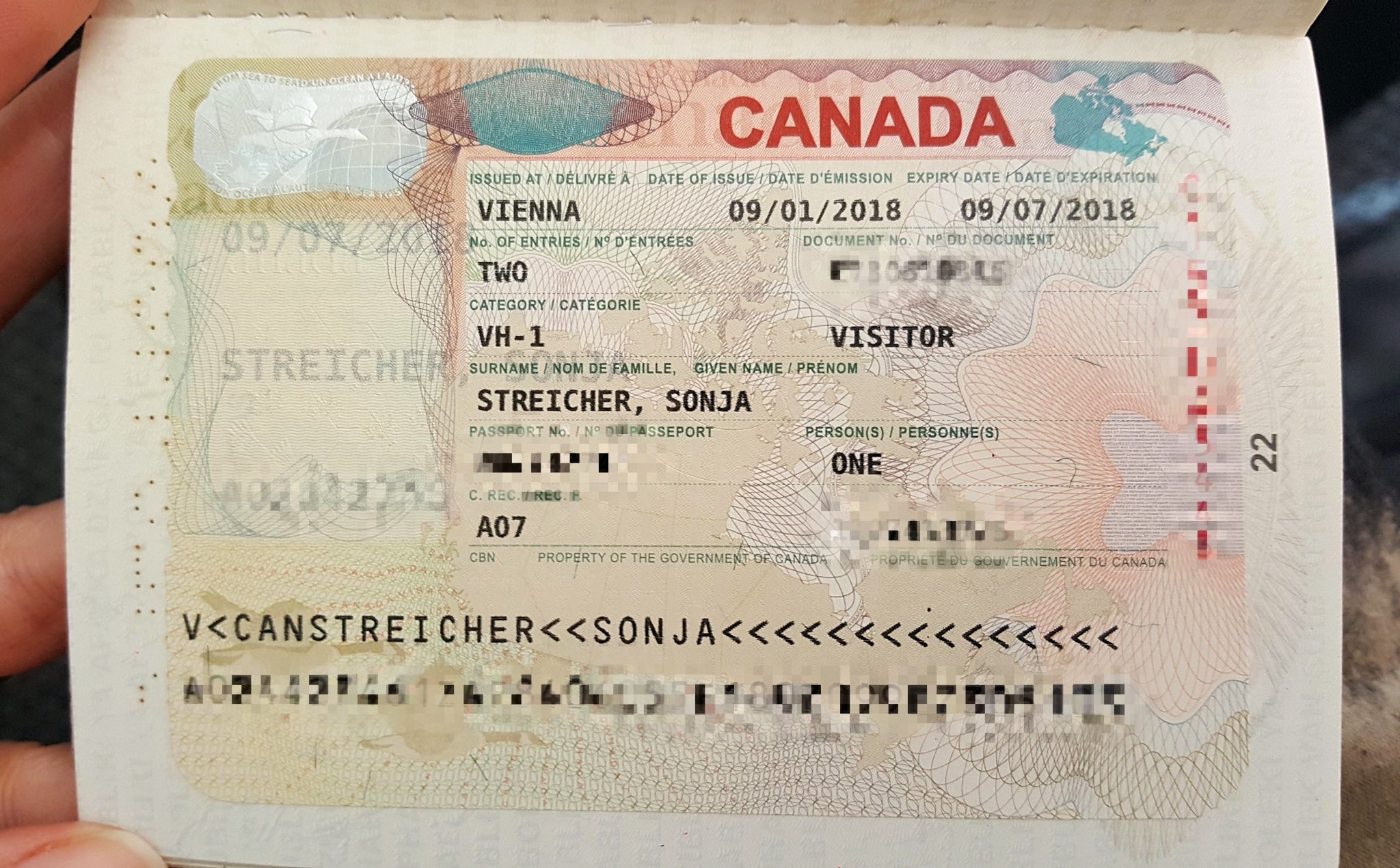 canadian travel permit to europe