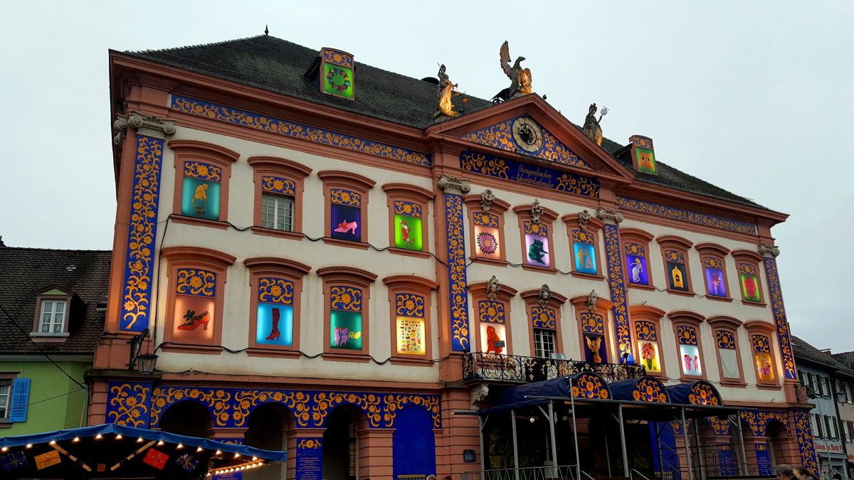 The Gengenbach advent calender in the biggest in the world.