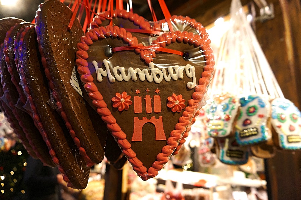 Sweet treats at the Hamburg Christmas markets.