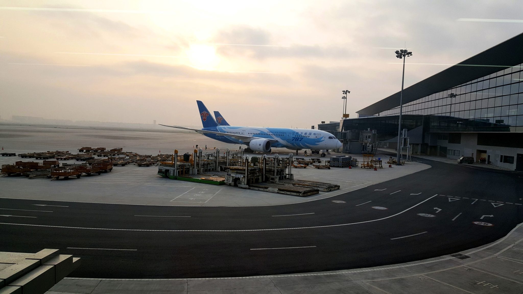 Baiyun International Airport in Guangzhou, China. I travelled through the airport in March and May.