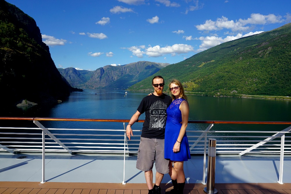 Upper deck of the MSC Poesia.