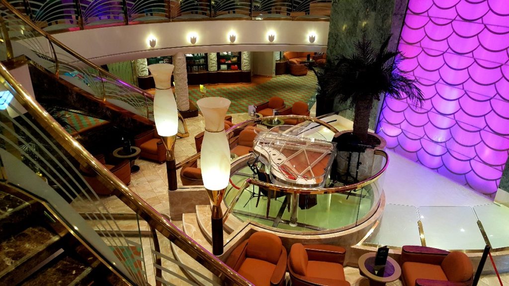 Public areas on board the MSC Poesia.