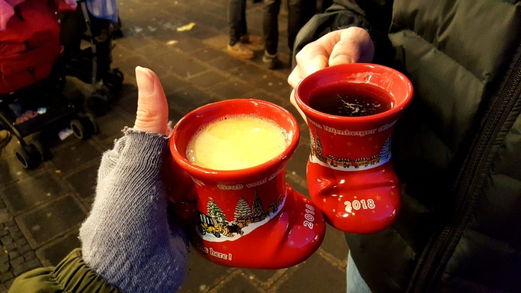 Drinks at the Nuremberg Christmas markets.