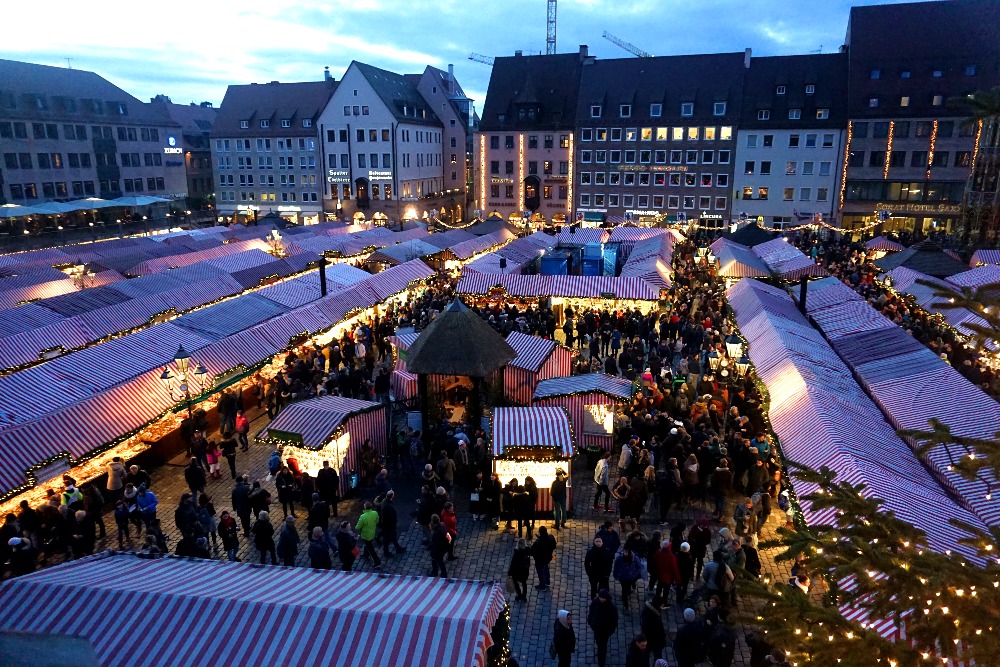 The best view of the Christkindlesmarkt.