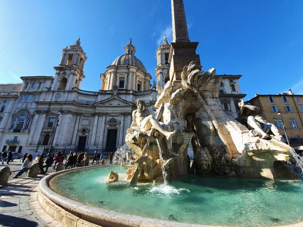 Piazza Navona in Rome, Italy.